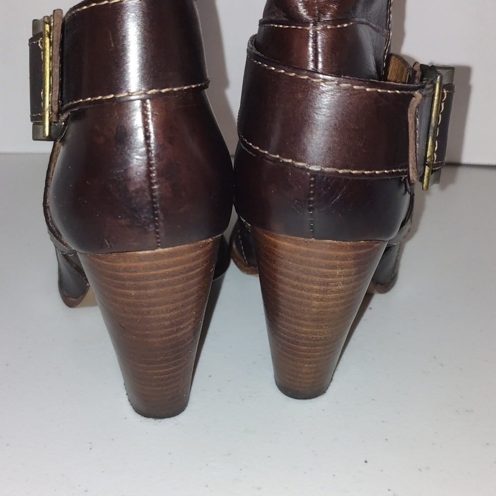 FRYE Andrea Harness Heeled Western Boots size 9 - Picture 7 of 12